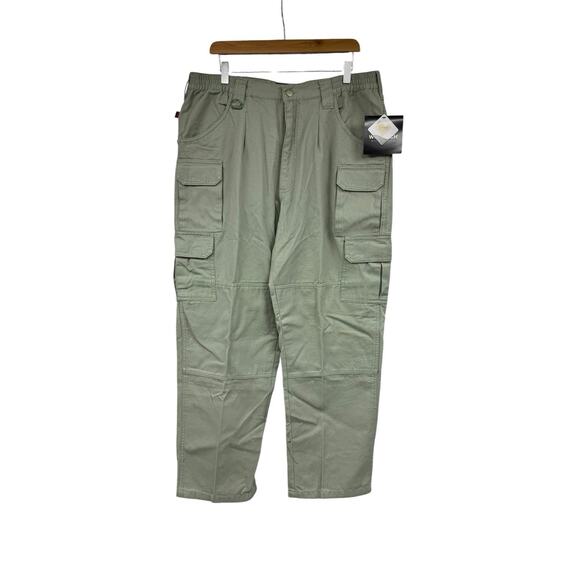Woolrich Elite Series Men's Tactical Pants 38 waist Sage Green Cargo Style New - Picture 1 of 8